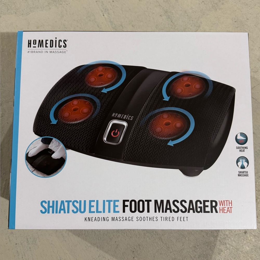 Homedics Shiatsu Elite Foot Massager with Heat